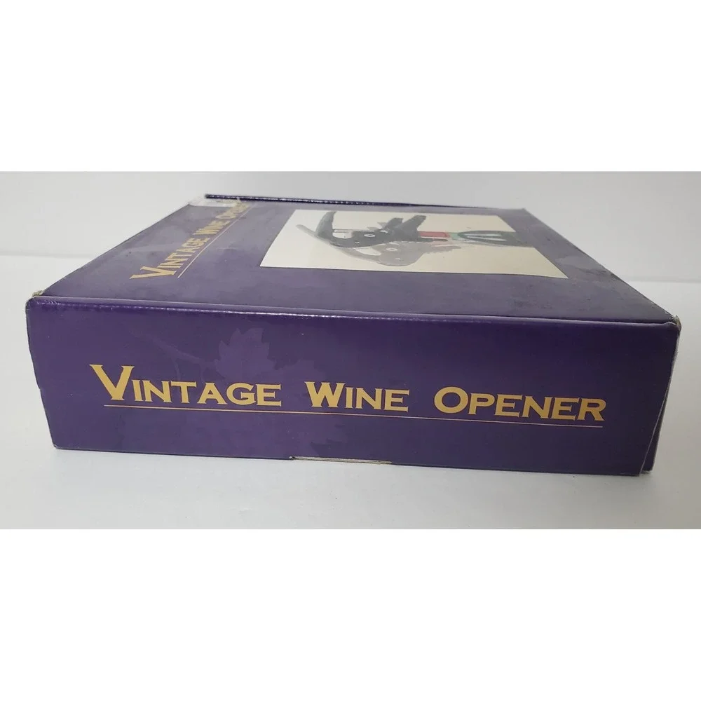 Nantucket Distributing Vintage Wine Opener Lever Corkscrew Set‎ with Foil Cutter